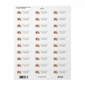 Cocktail Vakantie Retouradres Sticker (Full Sheet)