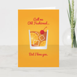 Cocktail Valentijn: Noem me ouderwets Feestdagen Kaart