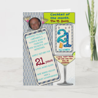 Cocktail van de maand kaart