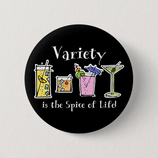 Cocktail-variëteit Ronde Button 5,7 Cm (Voorkant)