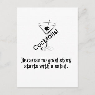 Cocktail Verhaal Briefkaart