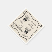 Cocktail Verlovingsfeest Servetten (Hoek)