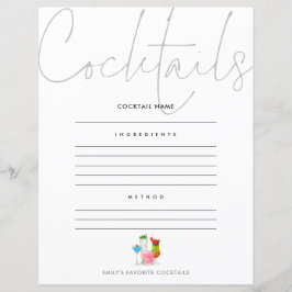 Cocktail voegt uw eigen pagina Ontvanger toe