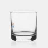 Cocktail voor Hockey Game Custom Team Kleuren Whisky Glas (Links)