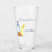 Cocktail Waterverf Ontvang gemengde Drinken wodka Glas (Voorkant)