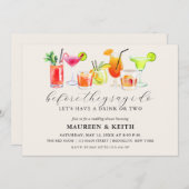 Cocktail Wedding Shower | Engagement Party Kaart (Voorkant / Achterkant)