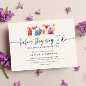 Cocktail Wedding Shower | Engagement Party Kaart