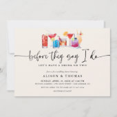 Cocktail Wedding Shower | Engagement Party Kaart (Voorkant)