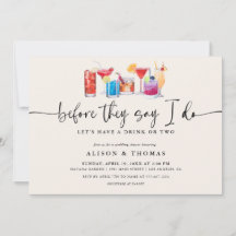 Cocktail Wedding Shower | Engagement Party