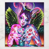 cocktail wijn etiket (Enkel label)