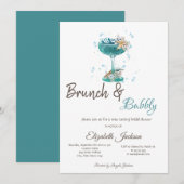 Cocktail Zee star Brunch & Bubble Kaart (Voorkant / Achterkant)