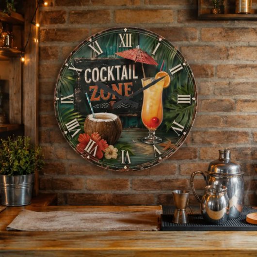 Cocktail Zone Tropical Grote Klok