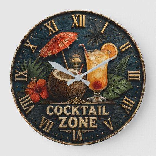 Cocktail Zone Tropical Tiki Bar Grote Klok (Voorkant)