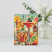 cocktailafbeelding briefkaart (Staand voorkant)