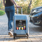 Cocktailbar Neon Lichtreclame Sticker (Koffer Insitu)