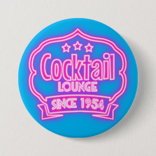 Cocktailbar retro vintage neonlicht drankbar ronde button 7,6 cm