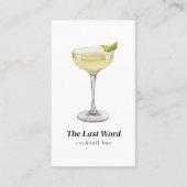 Cocktailbar Visitekaartje (Voorkant)