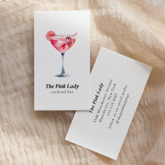 Cocktailbar Visitekaartje