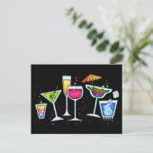 COCKTAILBRIL BRIEFKAART (Staand voorkant)