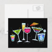 COCKTAILBRIL BRIEFKAART (Voorkant / Achterkant)