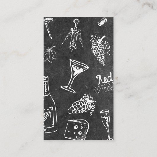 Cocktaildrankjes | Bartender Visitekaartje (Achterkant)