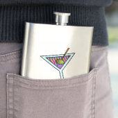 COCKTAILFLASKEN - MARTINI-ONTWERP HEUPFLES (Voorbeeld)