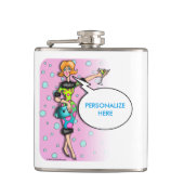 COCKTAILFLES - MARTINI DIVA HEUPFLES (Voorkant)