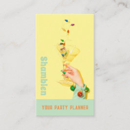 Cocktailglas Party Planner Visitekaartje