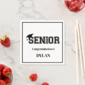 Cocktailmaat-Graduatiehoedjes Servetten (Insitu)