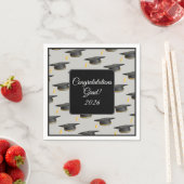 Cocktailmaat-Graduatiehoedjes Servetten (Insitu)