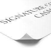 Cocktailmenu Poster (Hoek)