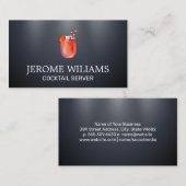 cocktailmix | Dim Lit achtergrond Visitekaartje (Voorkant / Achterkant)