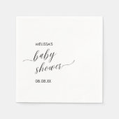 Cocktailpapier servet modern minimalistisch eenvou (Voorkant)