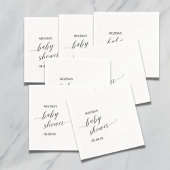 Cocktailpapier servet modern minimalistisch eenvou