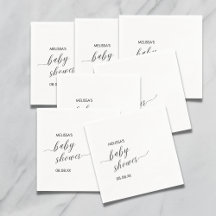 Cocktailpapier servet modern minimalistisch eenvou