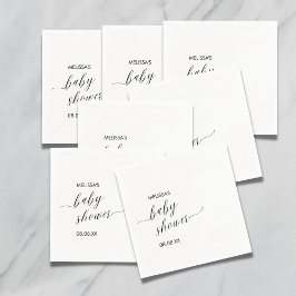 Cocktailpapier servet modern minimalistisch eenvou