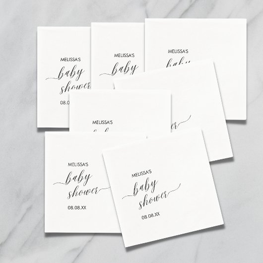 Cocktailpapier servet modern minimalistisch eenvou