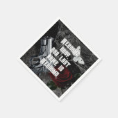 Cocktailpapier servet spookachtige Adeline Zade Me (Hoek)