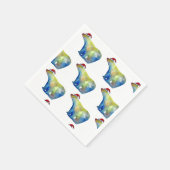 Cocktailpapier servetten Santa Beer (Hoek)