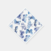 cocktailpapier-servetten-vlinders servet (Hoek)