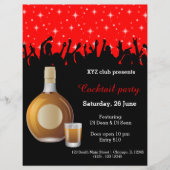 Cocktailparty * achtergrondkleur kiezen flyer (Voorkant)