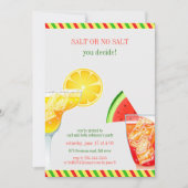 Cocktailparty Drink platte uitnodiging (Voorkant)