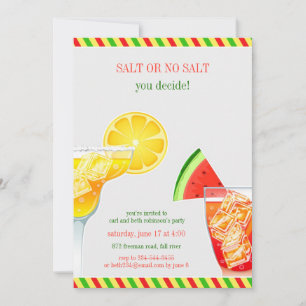 Cocktailparty Drink platte uitnodiging