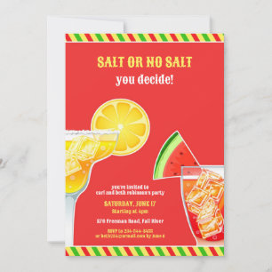 Cocktailparty Drink platte uitnodiging