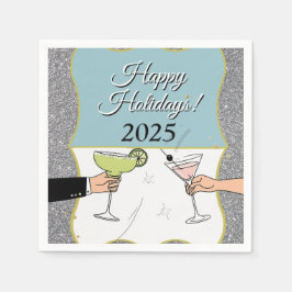 Cocktailparty, gesofisticeerde gesprekken, drink servet