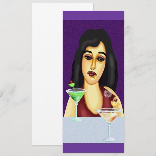 cocktailparty kaart (Voorkant / Achterkant)