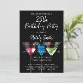 Cocktailparty Kaart (Staand voorkant)