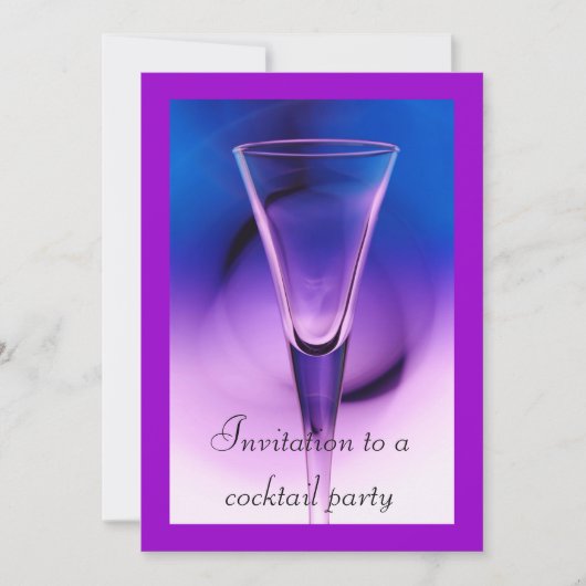 cocktailparty kaart (Voorkant)