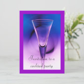 cocktailparty kaart (Staand voorkant)