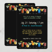  cocktailparty kaart (Voorkant / Achterkant)